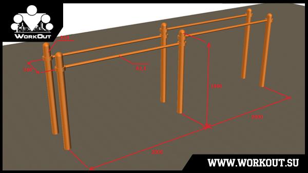 Брусья для воркаута размеры Брусья для воркаута размеры