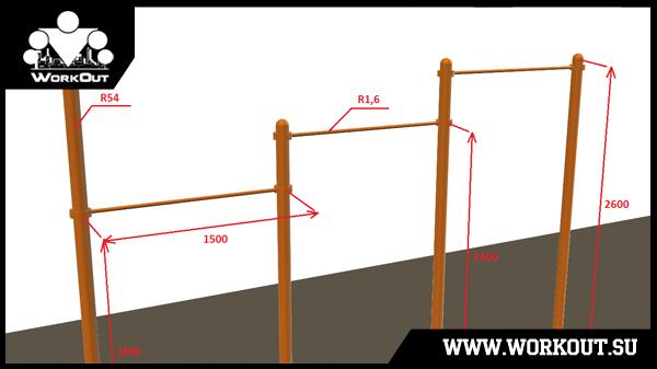 Проект площадки для воркаута и ГТО в Калужской области Проект площадки для воркаута и ГТО в Калужской области