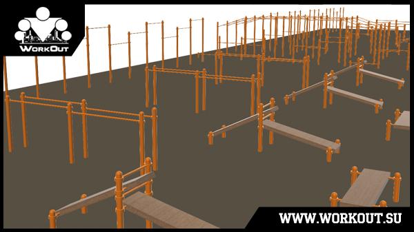 Проект площадки для воркаута и ГТО в Калужской области Проект площадки для воркаута и ГТО в Калужской области