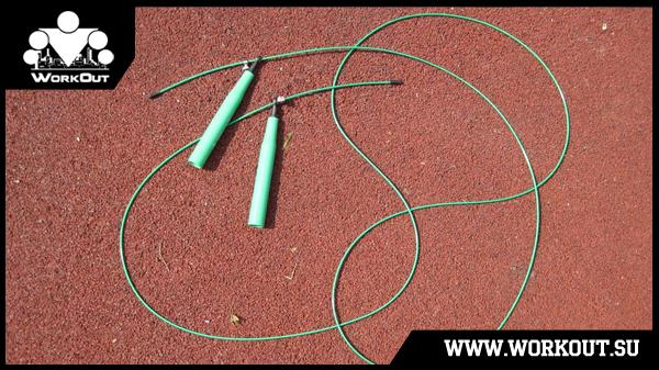 Пластиковая скоростная скакалка Пластиковая скоростная скакалка