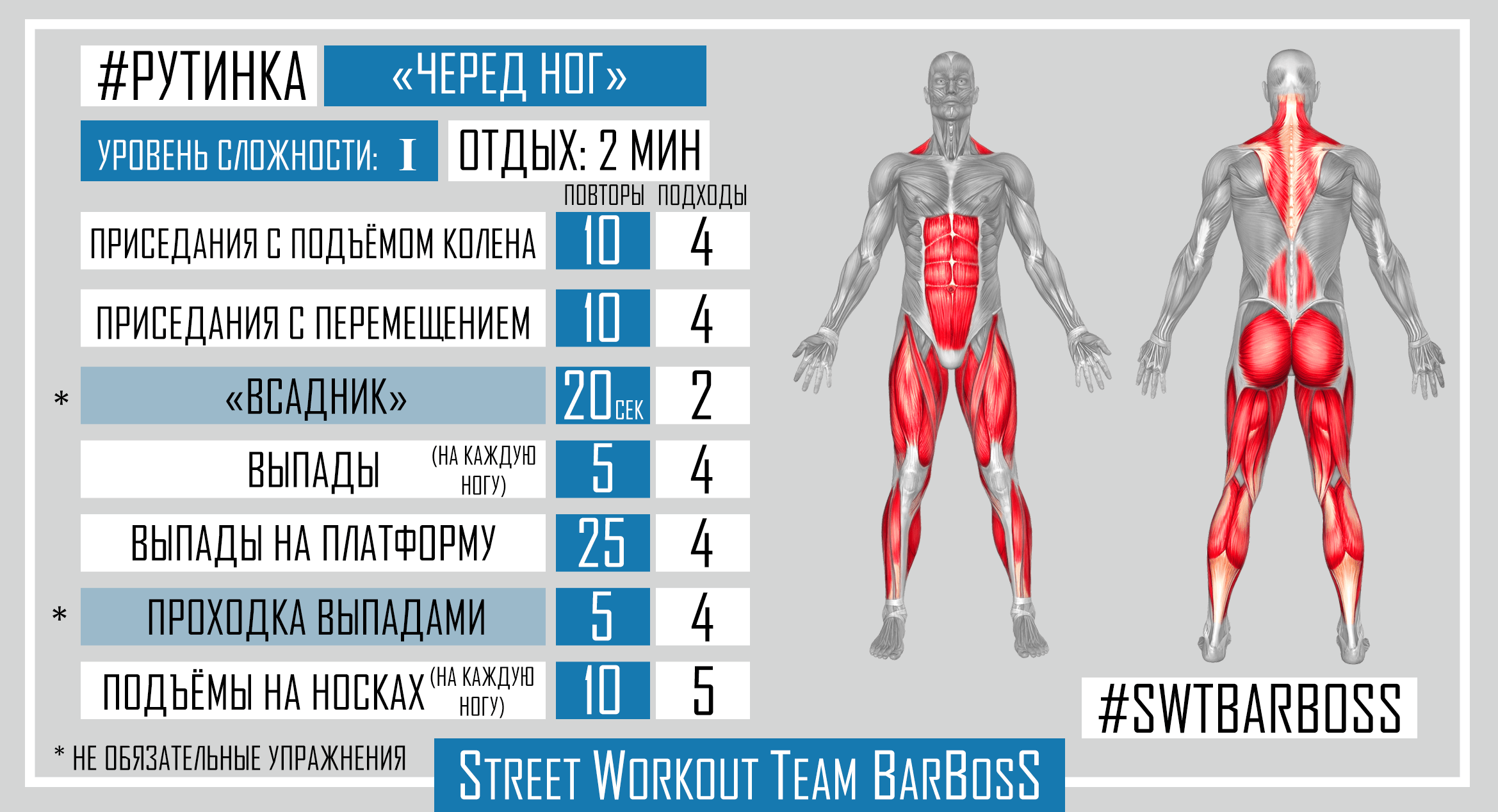 Программы тренировок на турниках и брусьях от SWT BarBosS
