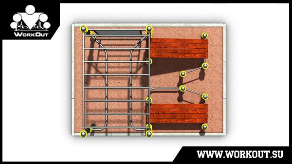 Самая маленькая воркаут площадка в мире