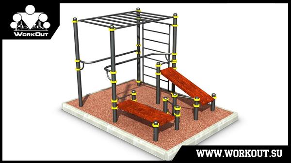 Самая маленькая воркаут площадка в мире