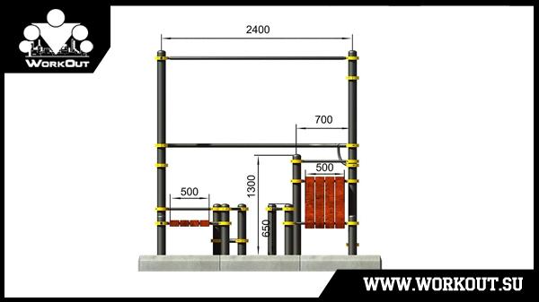 Самая маленькая воркаут площадка в мире