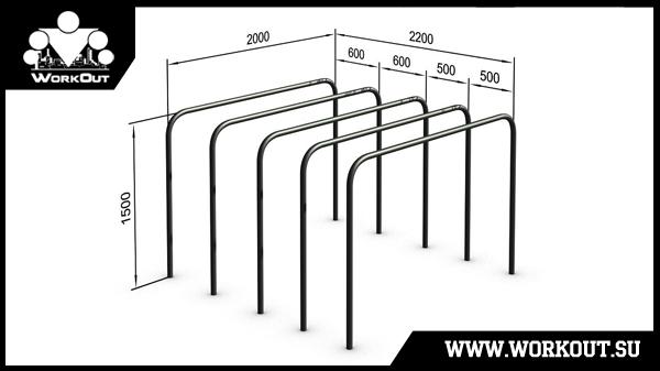 Воркаут площадка класса Воркаут площадка класса