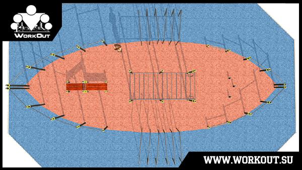 Воркаут площадка класса Воркаут площадка класса