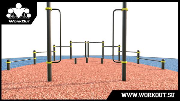 Воркаут площадка класса Воркаут площадка класса