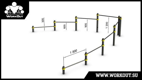 Воркаут площадка класса Воркаут площадка класса