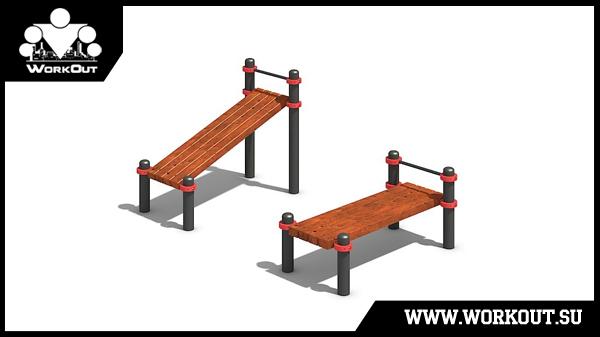Воркаут скамейка для пресса Воркаут скамейка для пресса