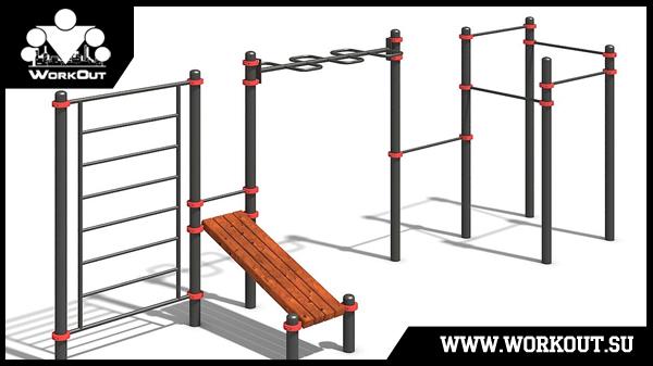 Типовое оборудование для воркаут площадок Типовое оборудование для воркаут площадок