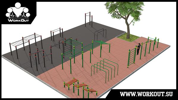 Площадка для воркаута в Химках 2.0