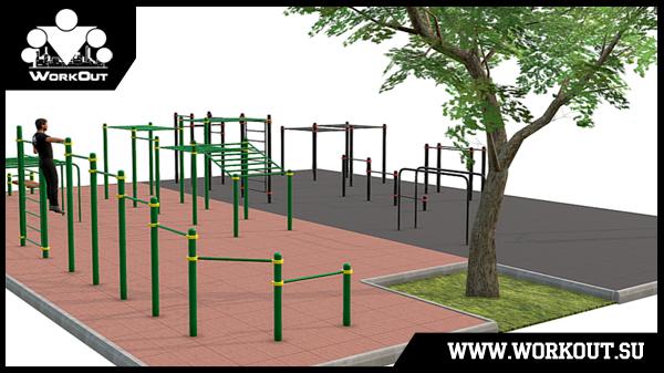 Площадка для воркаута в Химках 2.0