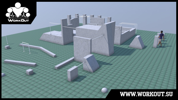 Площадка Воркаут + Паркур MINSK-II (Минск-2) Площадка Воркаут + Паркур MINSK-II (Минск-2)
