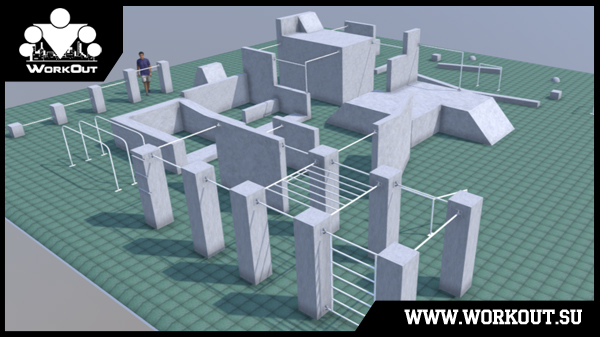 Площадка Воркаут + Паркур MINSK-II (Минск-2) Площадка Воркаут + Паркур MINSK-II (Минск-2)