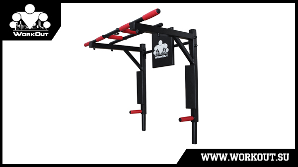 Настенный турник с брусьями и прессом 3в1 WORKOUT H7 PRO Настенный турник с брусьями и прессом 3в1 WORKOUT H7 PRO