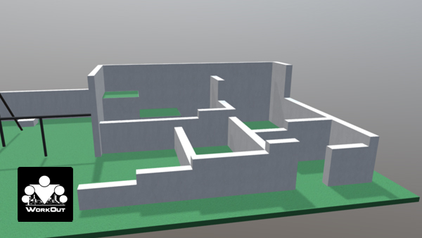 Площадка Madrid, Воркаут + Паркур, класс Район/Средняя