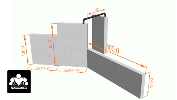 Площадка Madrid, Воркаут + Паркур, класс Район/Средняя