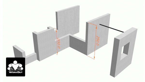 Площадка Madrid, Воркаут + Паркур, класс Район/Средняя