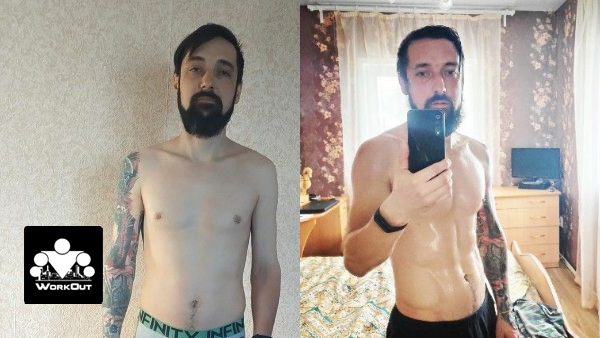 100-дневный воркаут до и после 100-дневный воркаут до и после