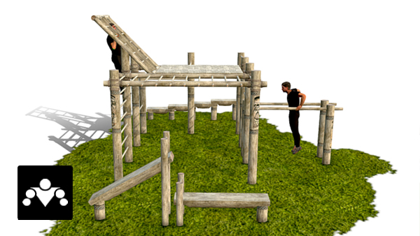 Лес Воркаут Площадка Капище, класс Двор/Маленькая