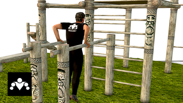 Лес Воркаут Площадка Капище, класс Двор/Маленькая